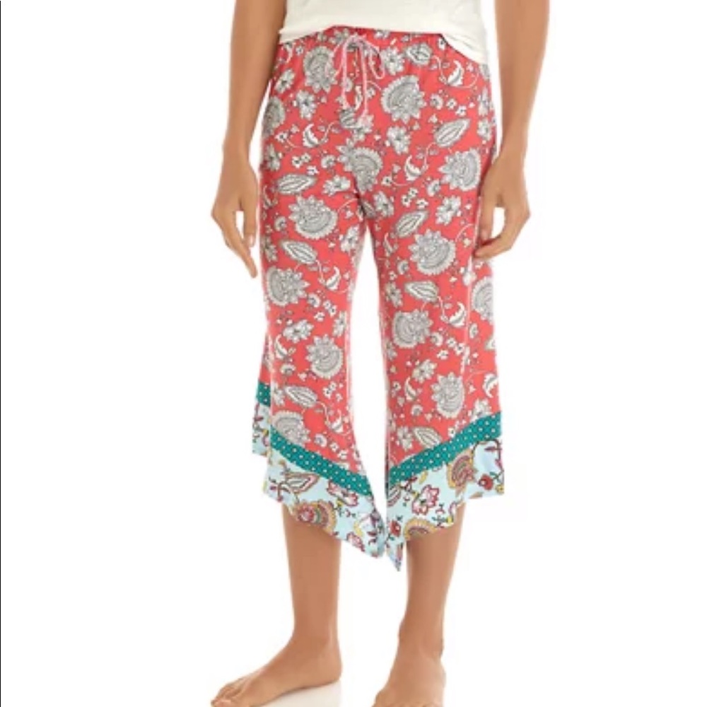 Layla Floral Cropped Sleep Pants